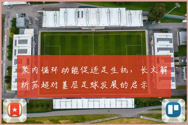 聚内循环动能促连足生机，长文解析苏超对基层足球发展的启示